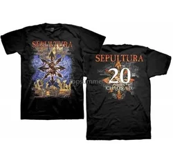 Design A Shirt Short Sleeve Crew Neck Sepultura 20 Years Chaos Ad Best Friend Mens Shirts