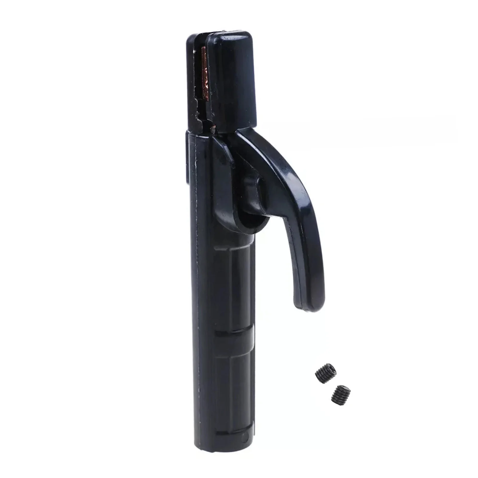 300A Welding Electrode Clamp with Ergonomic Non-Slip Handle, Heavy Duty Copper Holder for Shipyard Mining