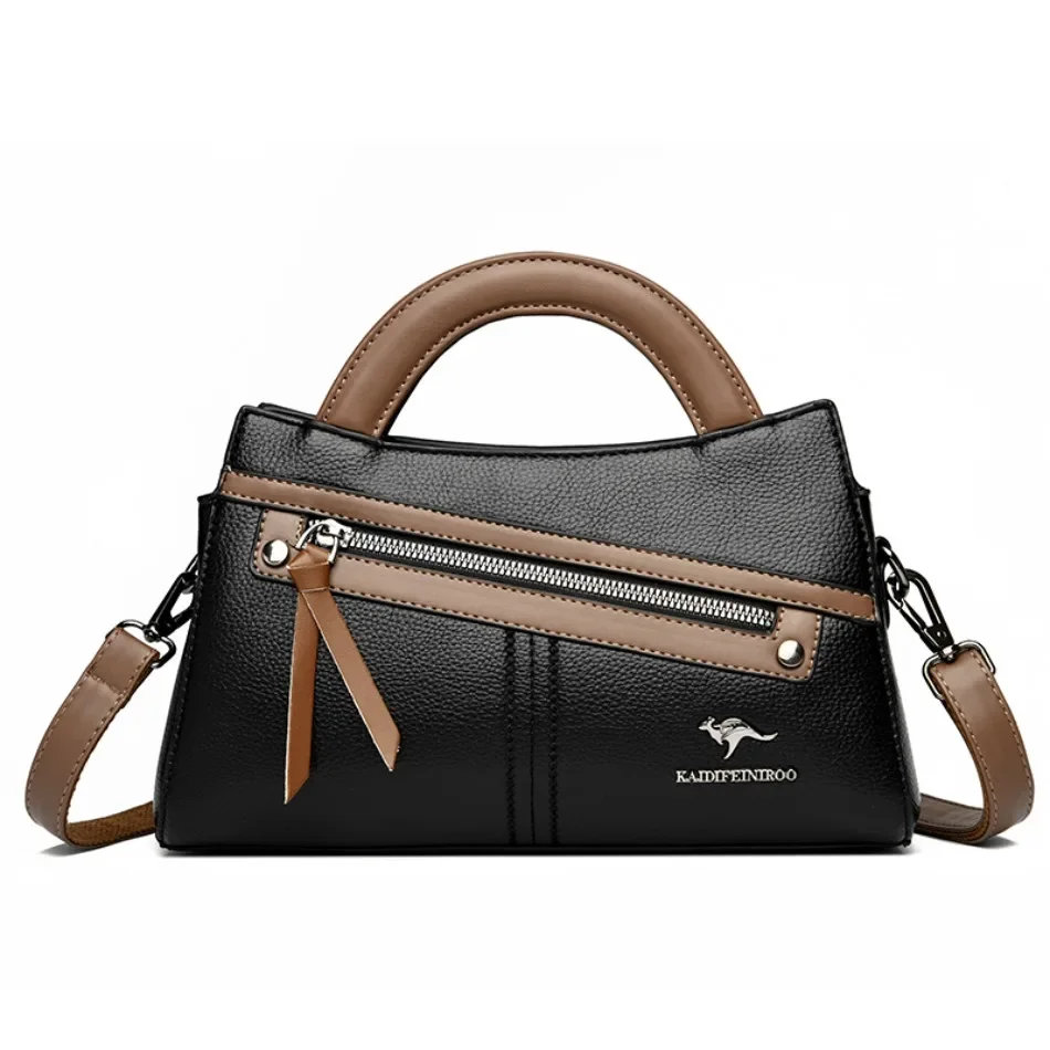 Genuine Brand Women Purses and Handbags 2024 High Quality Leather Tote Messenger Bag Designer Ladies Shoulder Crossbody Bags Sac