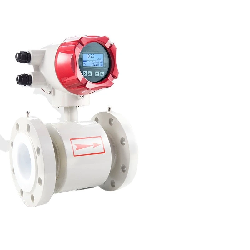 

Intelligent Electromagnetic Flowmeter For Wastewater Slurry Liquid Sewage Anti-Corros ion DN50/100 Industrial Flow Measurement