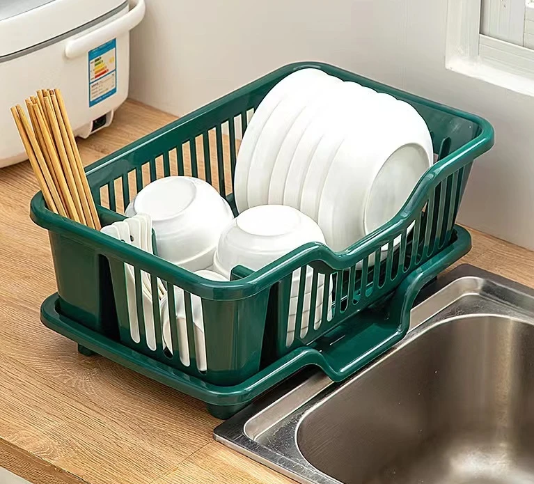 

1Pc Bowl Dish Drying Rack Plastic Thickened Kitchen Organizer Tableware Drainer Storage Shelves Kitchen Dinnerware Organizer