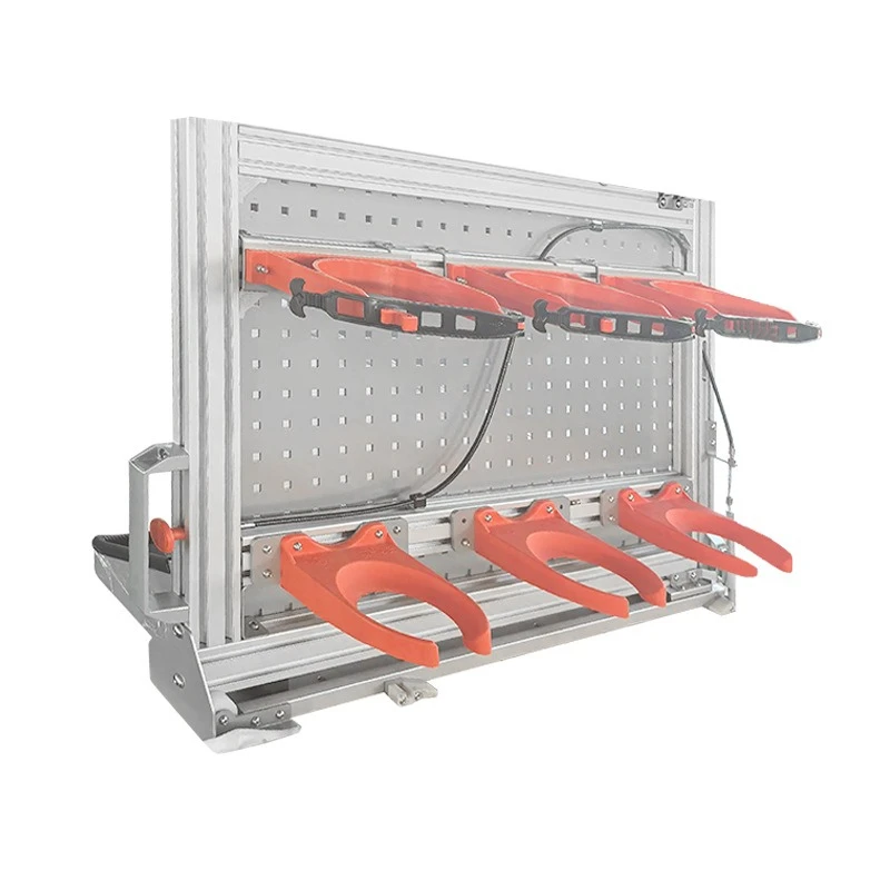 Special vehicle fire engine vehicle equipment box, aluminum alloy double-sided mesh pulling tool tray
