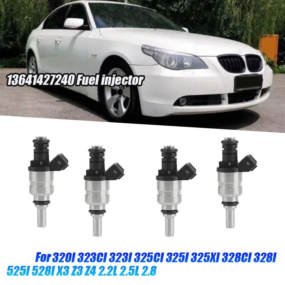 4Pcs Fuel Injector Nozzle 1427240 for BMW E46 E39 X3 Z3 Z4 3 5 Siemens Deka Flow Matched Engine 2.5L 13537546244 1439800