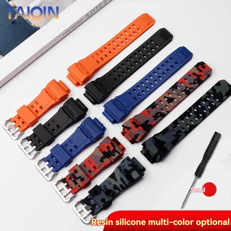 ل كاسيو G-SHOCK سلسلة 3410 GW-9400 GW9300 سيليكون ساعة مطاطية حزام GW9400 GW9300 التمويه اللون سوار معصمه الذكور