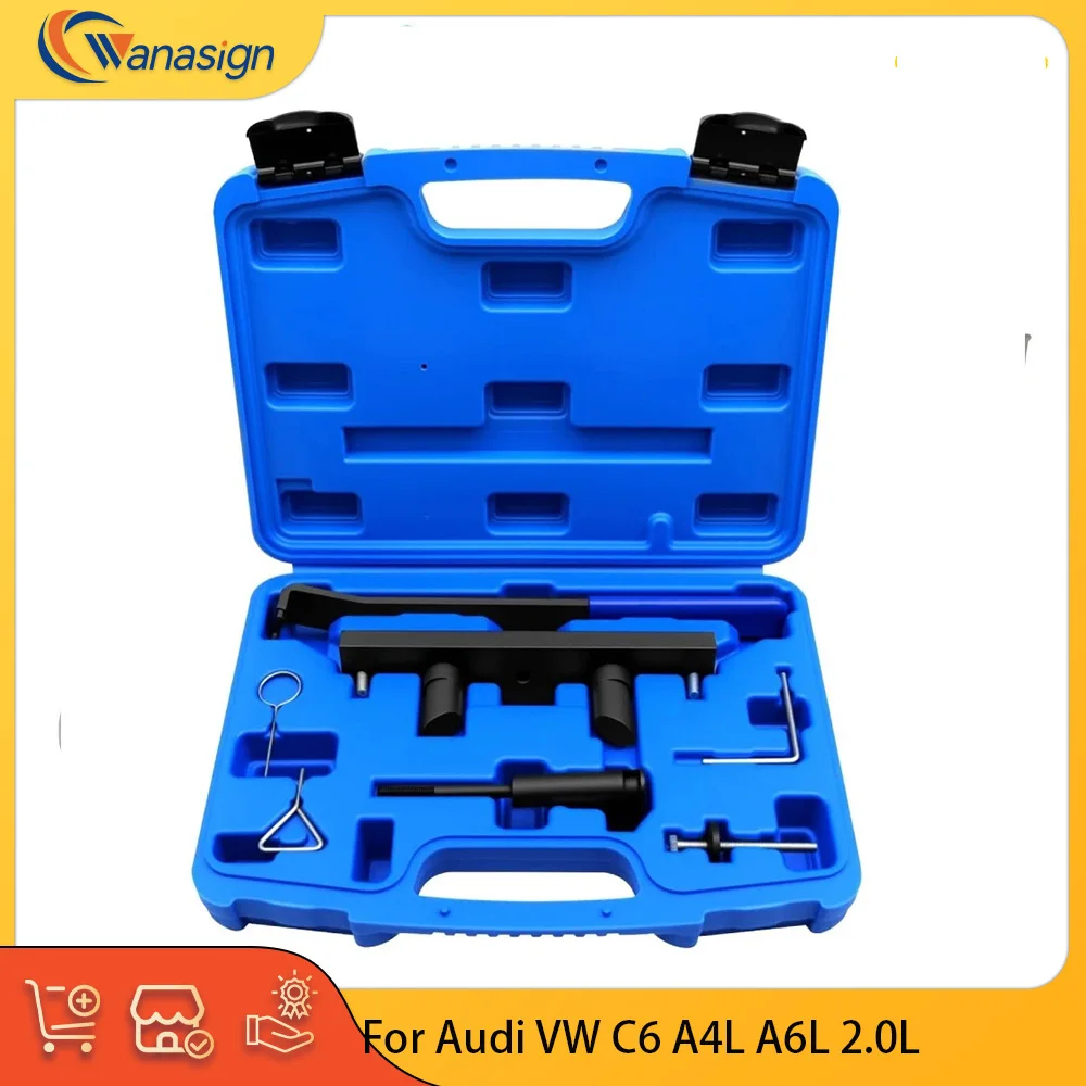 

Engine Parts Camshaft Timing Tool Kit Fit 2.0 L L4 Gas For Audi VW C6 A4L A6L 2.0L Turbo FSI TFSi BPJ CDL T10252