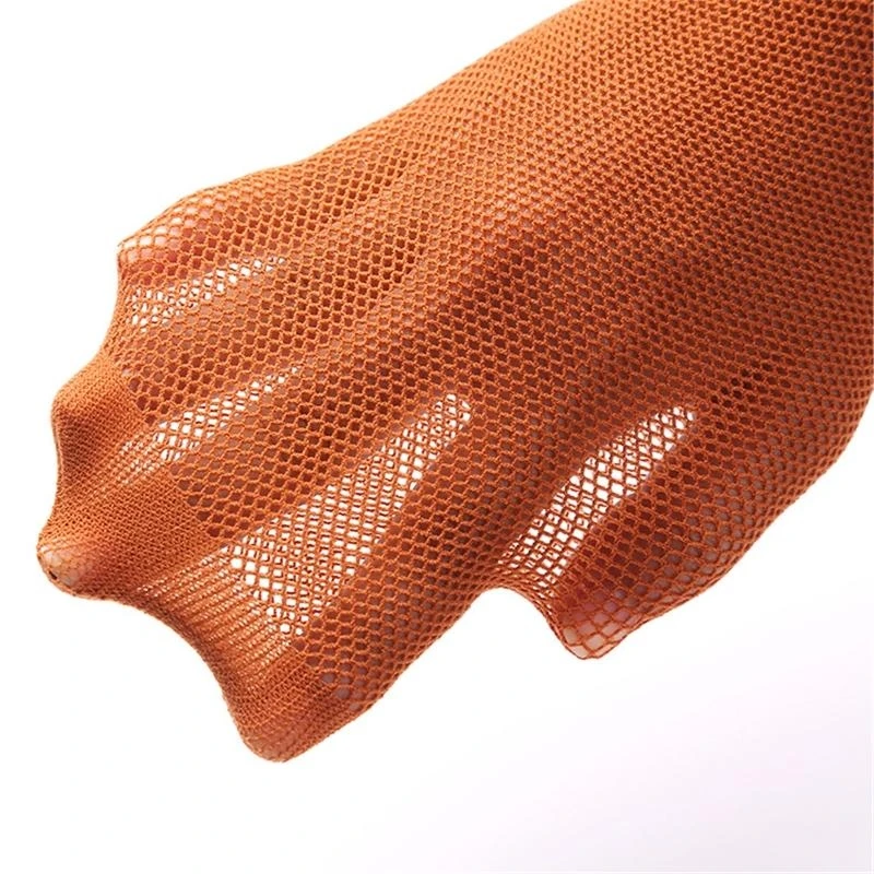 Hoge stretch mesh netpanty's kleur voetkousen panty voor dames