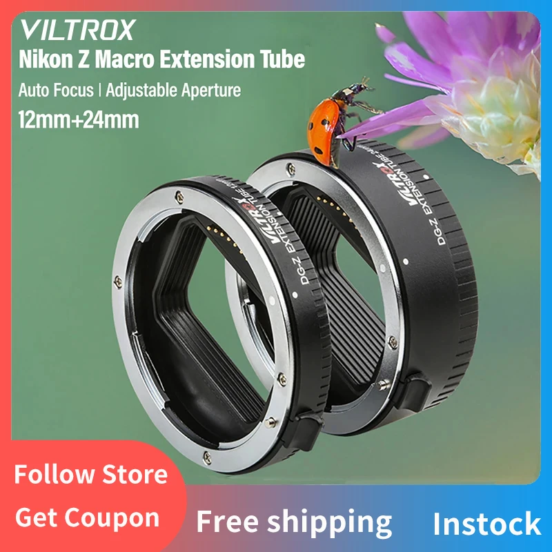 Viltrox for Sony E Canon EF RF Nikon Z Panasonic Olympus M43 Leica L Fuji X Camera Auto Focus Macro Extension Tube Lens Adapter