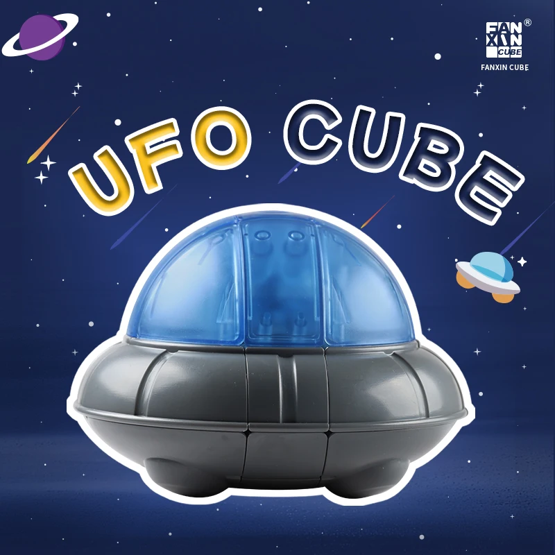 UFO Cube Fanxin UFO Magic Cube Speed Puzzle Cubes Educational Toy Special Toys Brain Teaser Twisty Puzzle Cubo Magico Gift