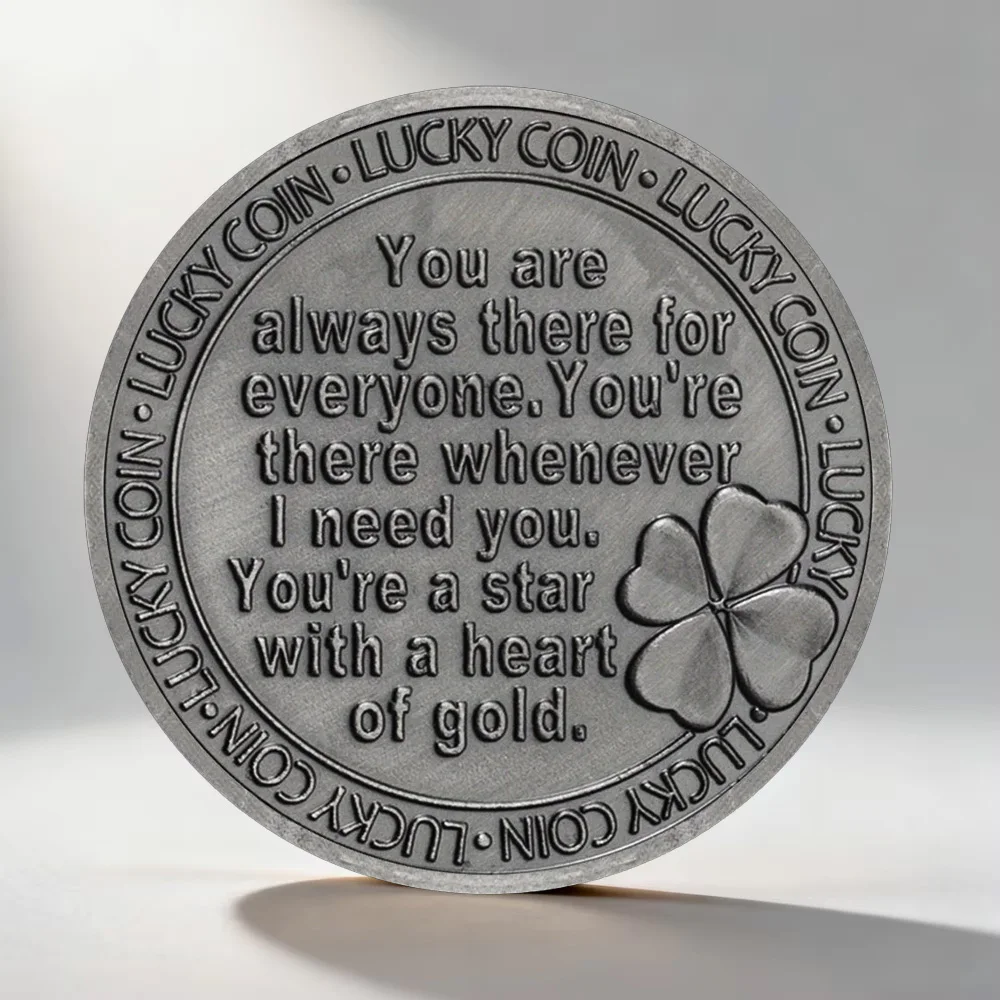 Worth Your Weight in Gold Lucky Souvenir Coin Creative Gift Gold Plated Commemorative Coin