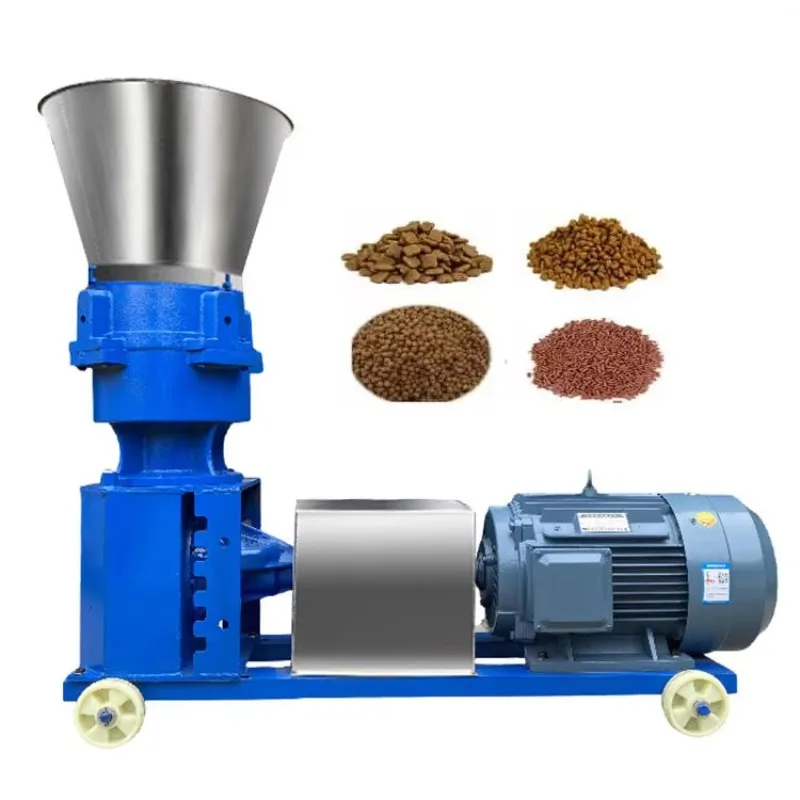 Mini Home Farm Use Animal Feed Making Machines Cow Sheep Rabbit Feed Processing Machine Poultry Feed Pellet Machine Granulator