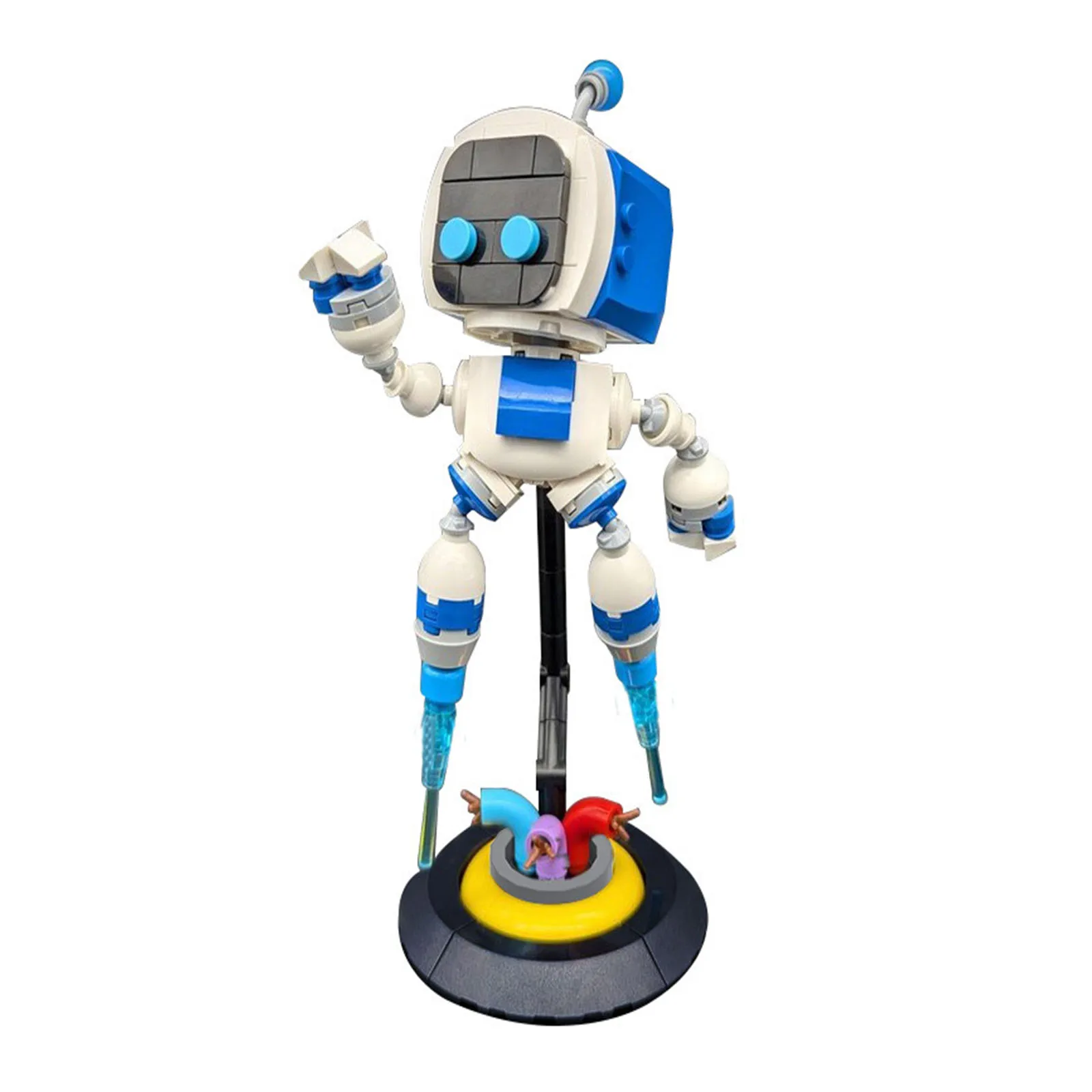 MOC Astro Bot Building Blocks - Space Adventure Rescue Treasure Hunter Robot Bricks Toy, Perfect Gift STEM Toy for Boys Girls