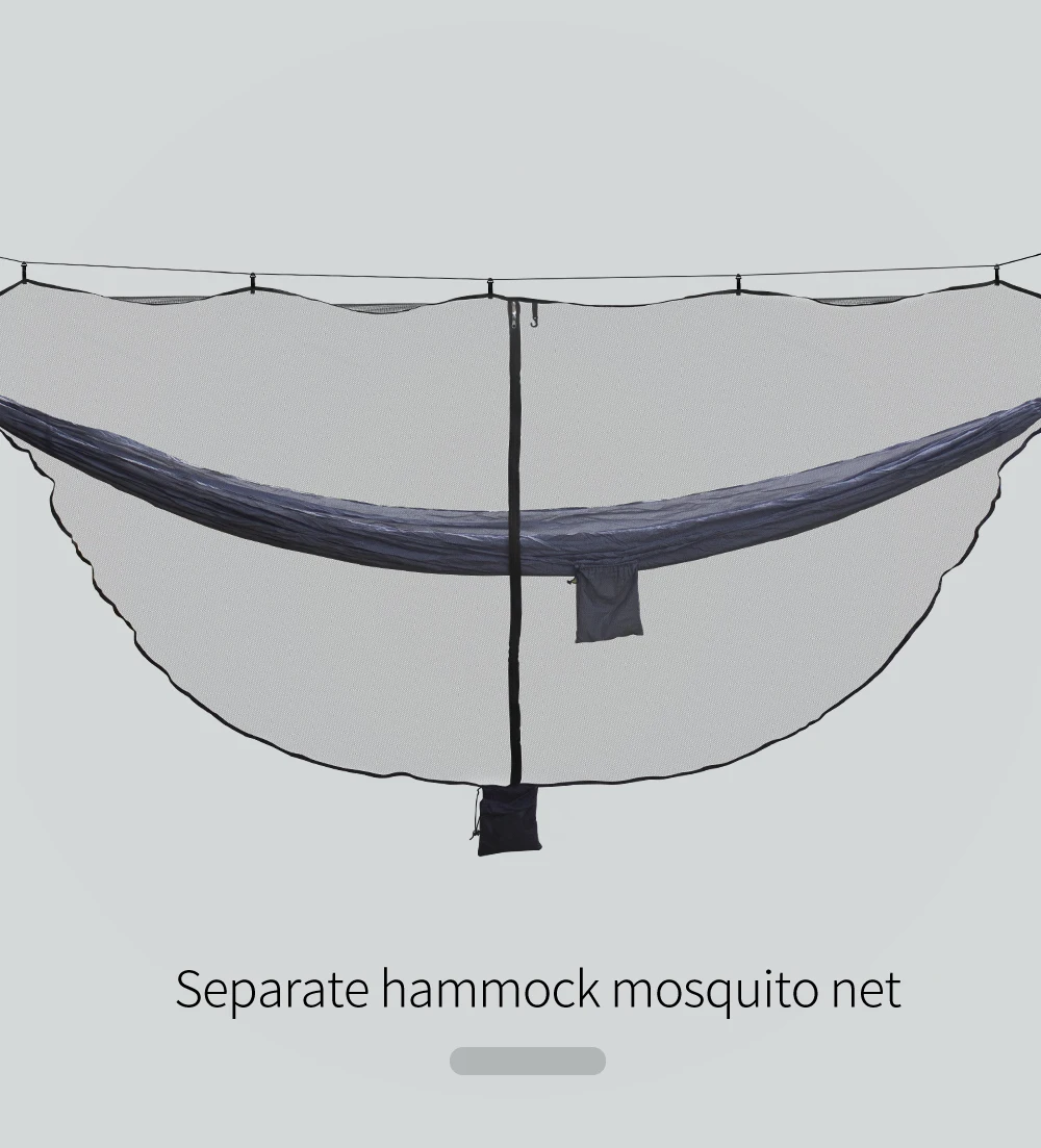 Portable Pendurado Mosquito Net Bugs Net, Outdoor Camping Hammock, Lightweight Travel