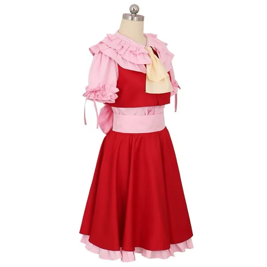 SingXeng Game Touhou Project Flandre Scarlet Cosplay Costume Wig Red Princess Skirt Lolita Woman Sexy Suit Halloween Christmas