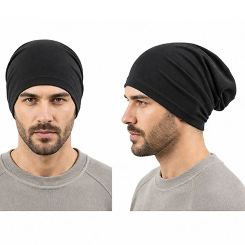 Cycling Breathable Stretch Beanie Skull Hat Unisex Sports Running Hiking Absorb Sweat Headwrap Turban Hat Under Helmet Liner Cap