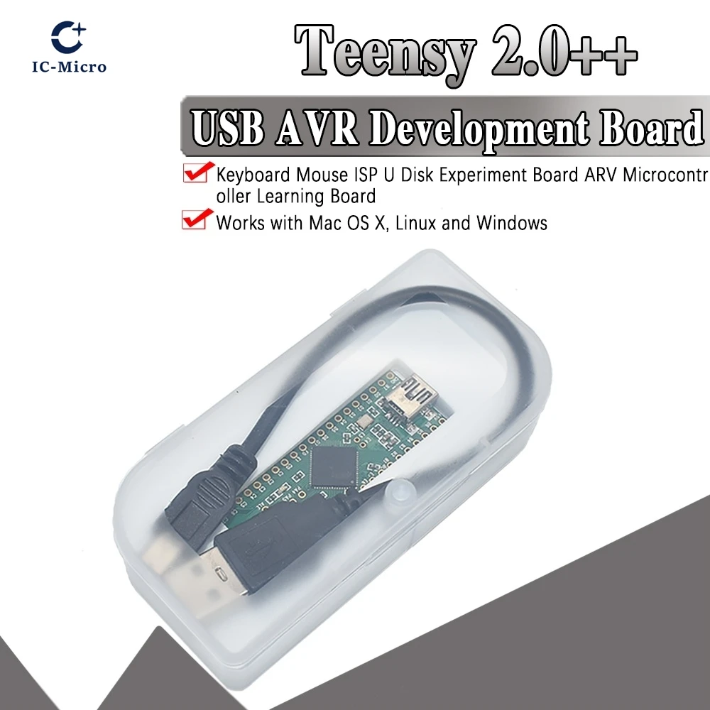 

Teensy 2.0++ USB AVR макетная плата ISP U диск клавиатура мышь экспериментальная плата AT90USB1286 для Arduino XCW