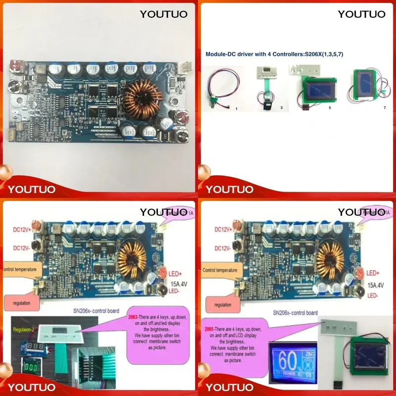 S206-X LED Light Source Driver for Endoscope CBT90 Phlatlight with Knob and LCD Display 1 Piece