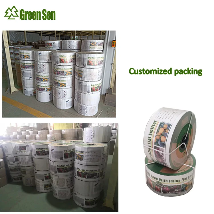 20251 Hectare طقم الري بالتنقيط الزراعي 16 مللي متر خرطوم مسطح لري الأراضي الزراعية شريط تنقيط