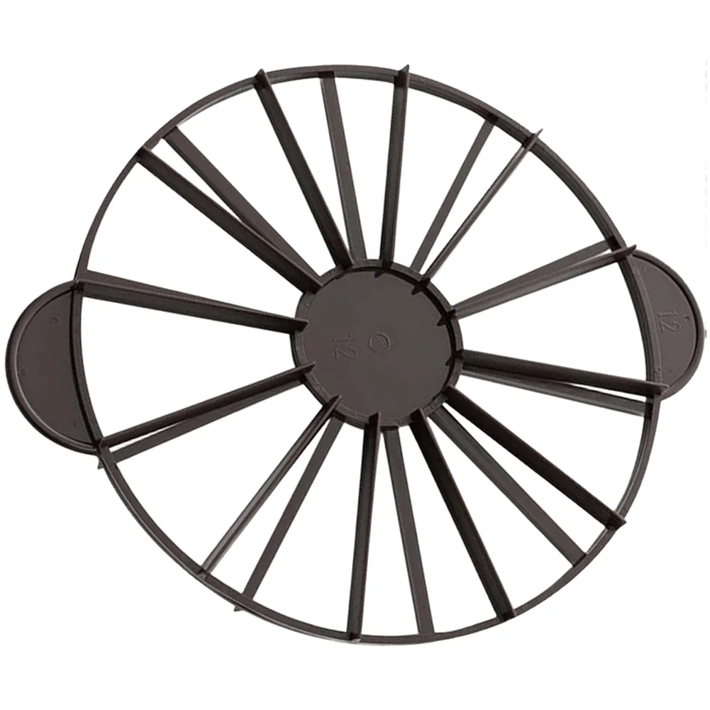 Cake Divider Round Style with 10 Section and 12 Section Options - 32 x 26.8 cm - Safe Plastic for Direct Food Contact