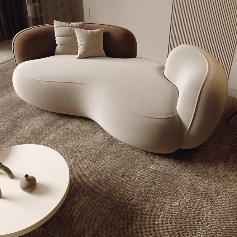 

Дизайнерский модульный диван-реклайнер с пуфом, угловой комплект для гостиной, современная роскошная мебель для дома