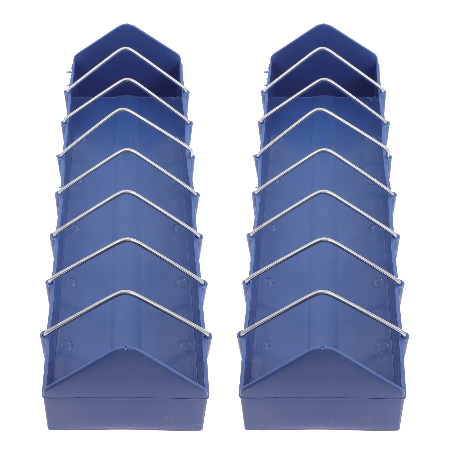

2 Pcs Anti-splash Bird Feeder Tray Durable PP Material Easy Cleaning Blue Color Pigeons Parrots Small Birds Feeding Supplies Pet