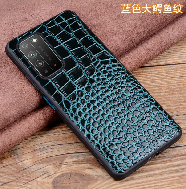 

Genuine Leather Mobile Phone Case For Huawei Honor X10 Max Back Cover For Honor X10 Max Protective Cases