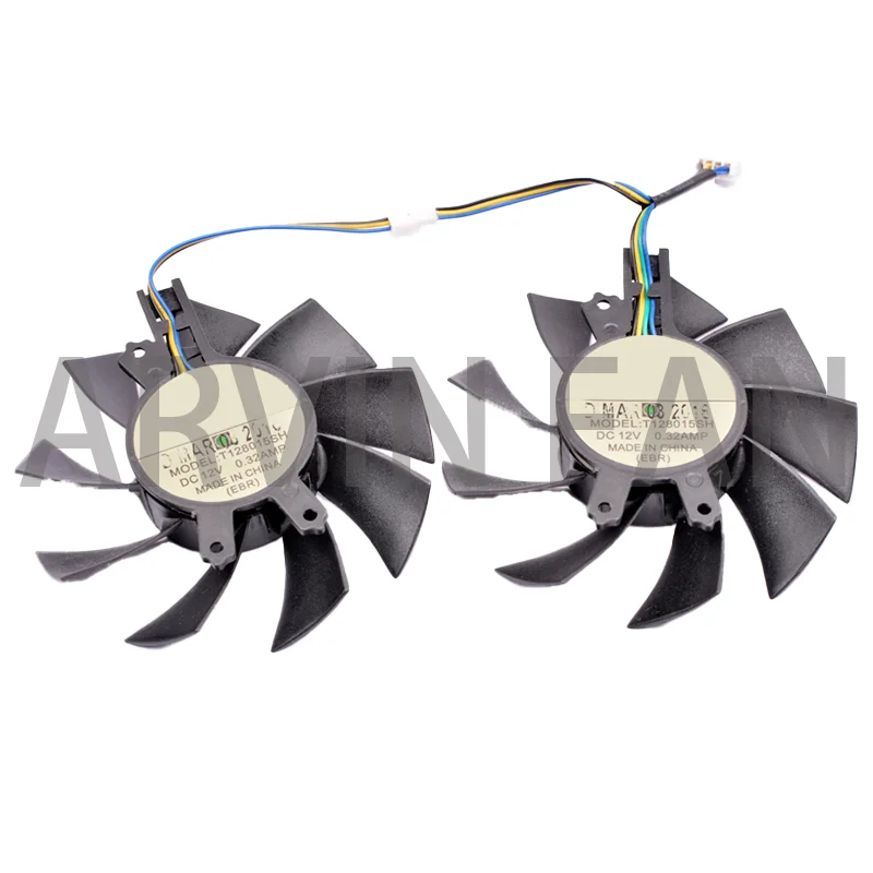 Gloednieuwe Originele T128015sh 12V 0.32a Is Geschikt Voor Hasee Gtx960 Gtx750 Tigtx950 Grafische Kaart Koelventilator