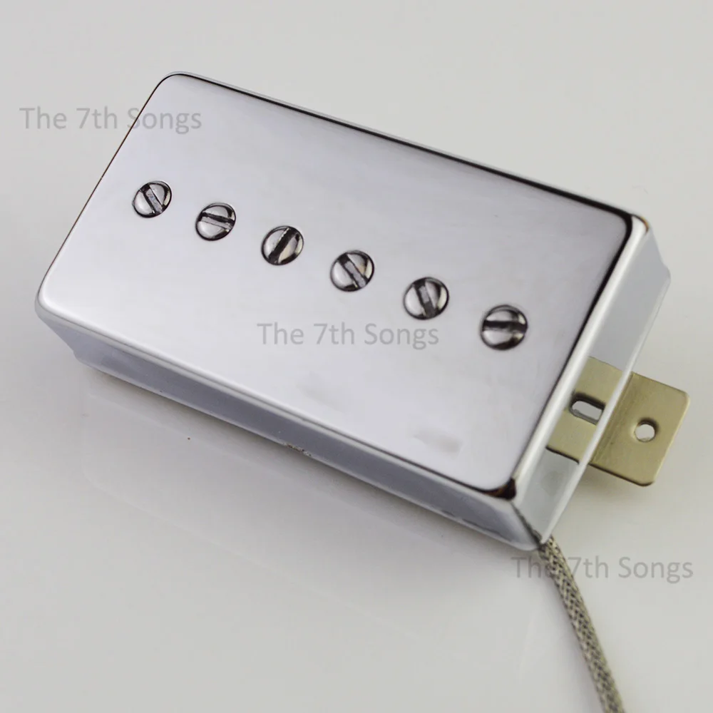 Alnico 2 P90 Phat Ca* Pickup Single Coil Vintage 90 Pickup for Electric Guitar Chrome / Nickel / Gold image 3