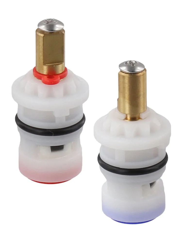 

Для использования в ванной комнате, сменный картридж для крана, герметичный ремонт крана, картридж для холодной и горячей воды, компактный размер для клапанов