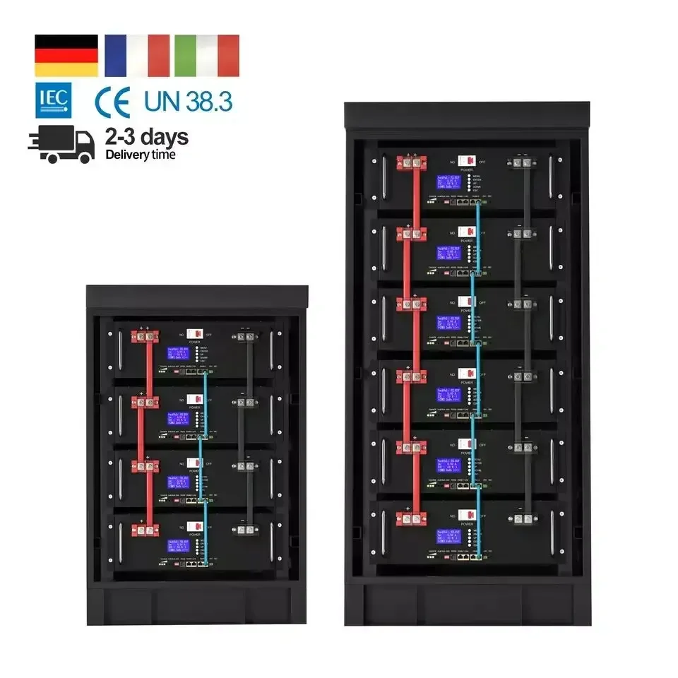 Smart BMS LiFePO4 5kwh 10kwh 20kwh 24V 48V 100Ah 200Ah 300Ah Lithium ion Server Rack Gemonteerde Batterij voor Zonnestelsel