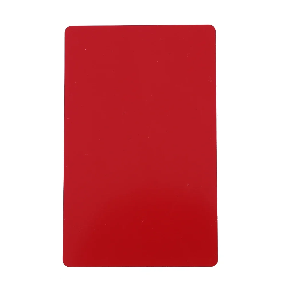 50PCS Laser Mark Engraved Business Visit Name Cards Flat Aluminum Alloy Metal Business Cards Blank Tablet for Office Clients