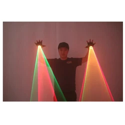 532nm 50mw/ 650nm 150mw Green+ Red Laser Gloves Laser Show Performance