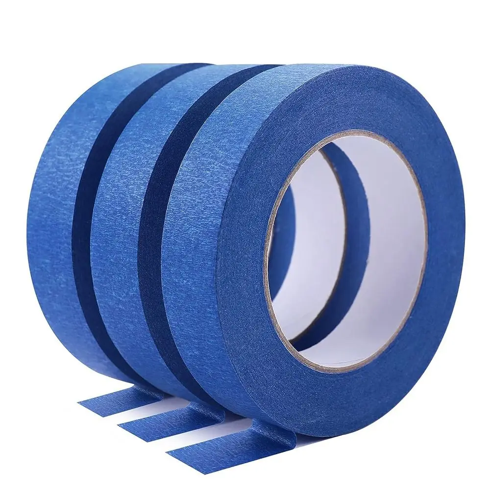 DIY Craft Multi Size Blue Painters Tape Blue Temperature Resistance Clean Release Paper Peel Masking Sticker Decor Craft