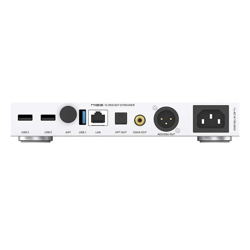 SMSL N100 Streamer netto ad alta risoluzione Supporto interfaccia multi-ingresso TIDAL QOBUZ Airplay DLAN ROON LAN WiFi MQA Bluetooth ottico coassiale