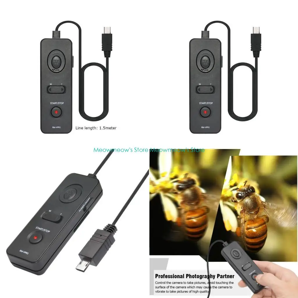 W91A RM-VPR1 الكبل إطلاق مصراع عن بُعد لـ A9 A7S A7RV A7R A6400 A6500 A6600 A6700 A6300 A6400 A5000 A5100