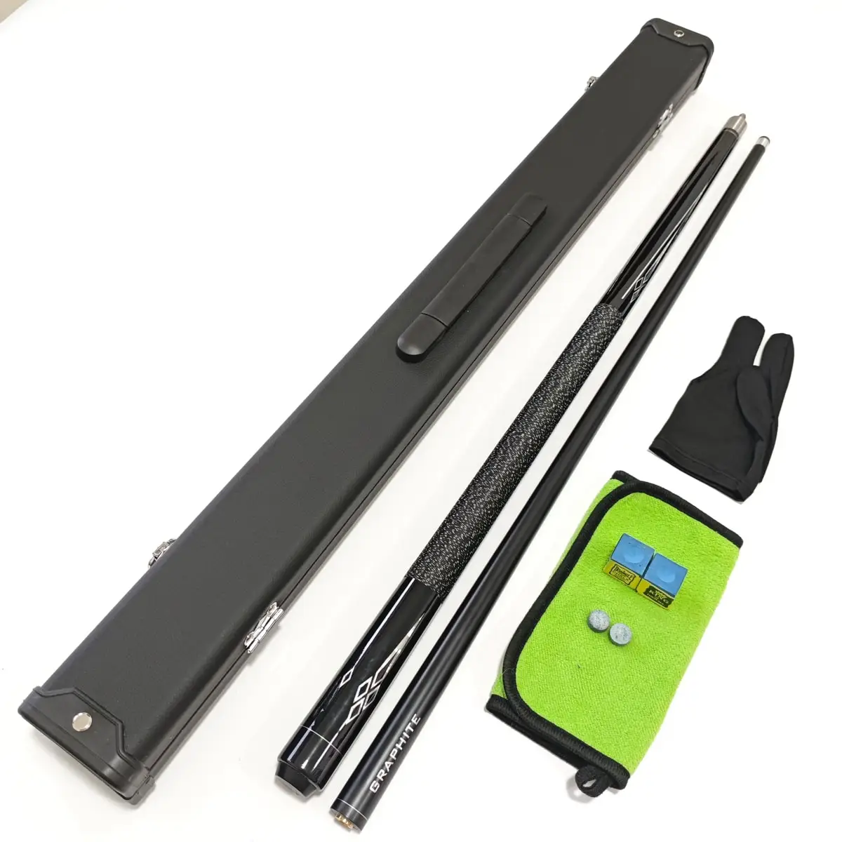 2025 بالجملة التكنولوجيا السوداء الصينية 8 الكرة الكربون جديلة بركة الأمريكية تسعة الكرات البلياردو جديلة عصا 1/2 سبليت الكربون تجمع جديلة