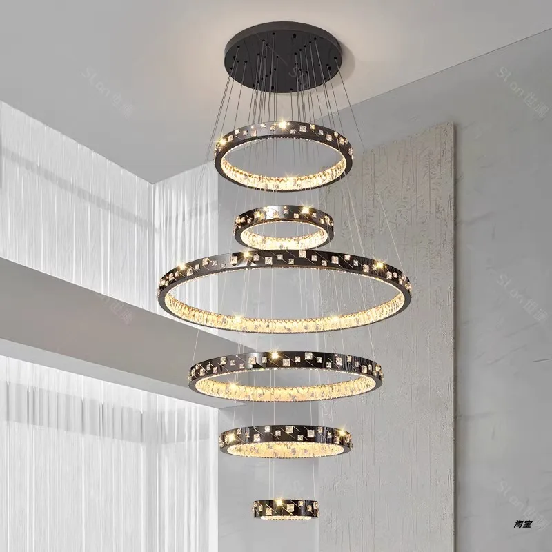 

Nordic Rotundity LED Pendant Light for Living Dining Room Food Tables Kitchen Staircase Chandelier Home Decor Light Fixture