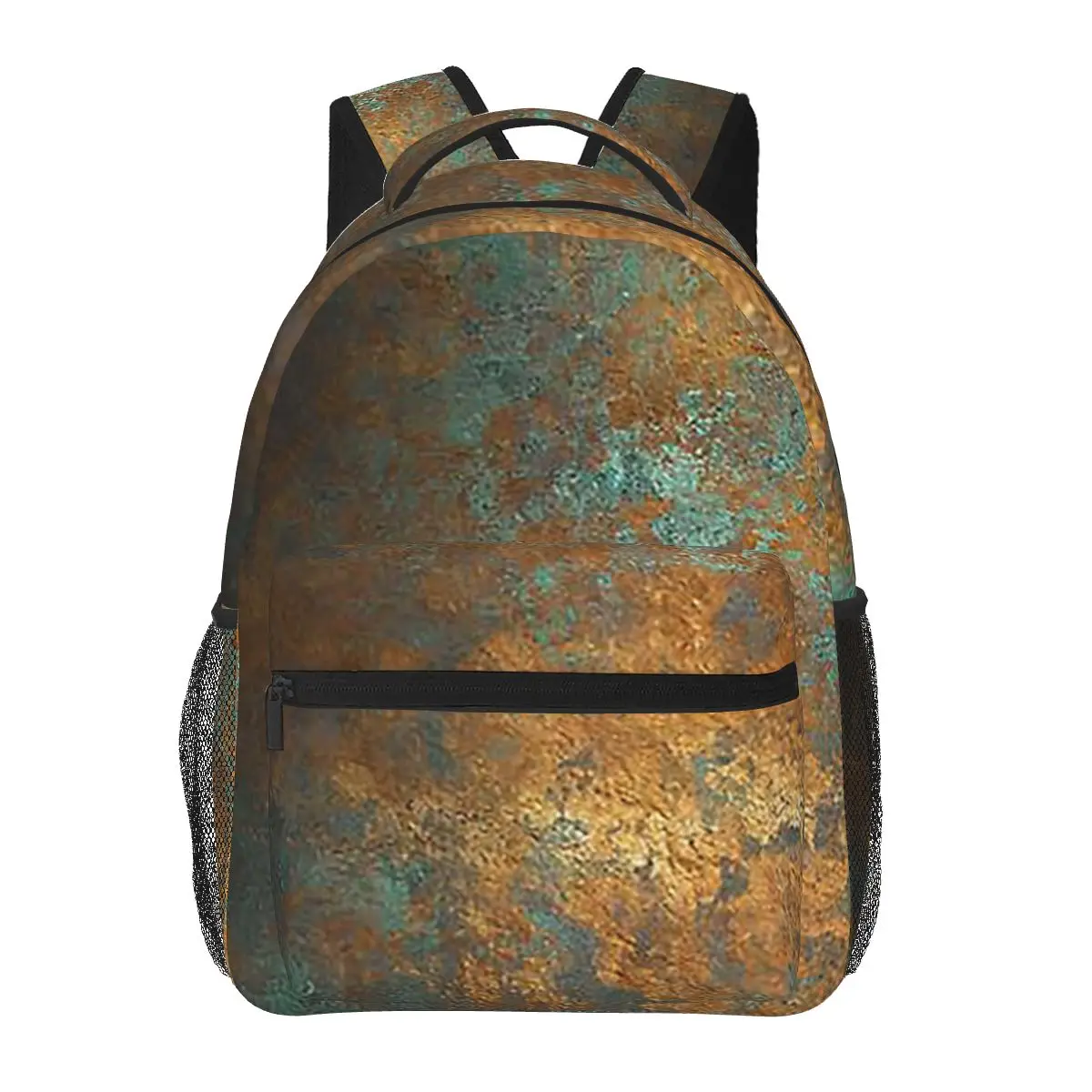 Oxidized Copper Backpacks Boys Girls Bookbag Children School Bags Cartoon Laptop Rucksack Shoulder Bag Large Capacity