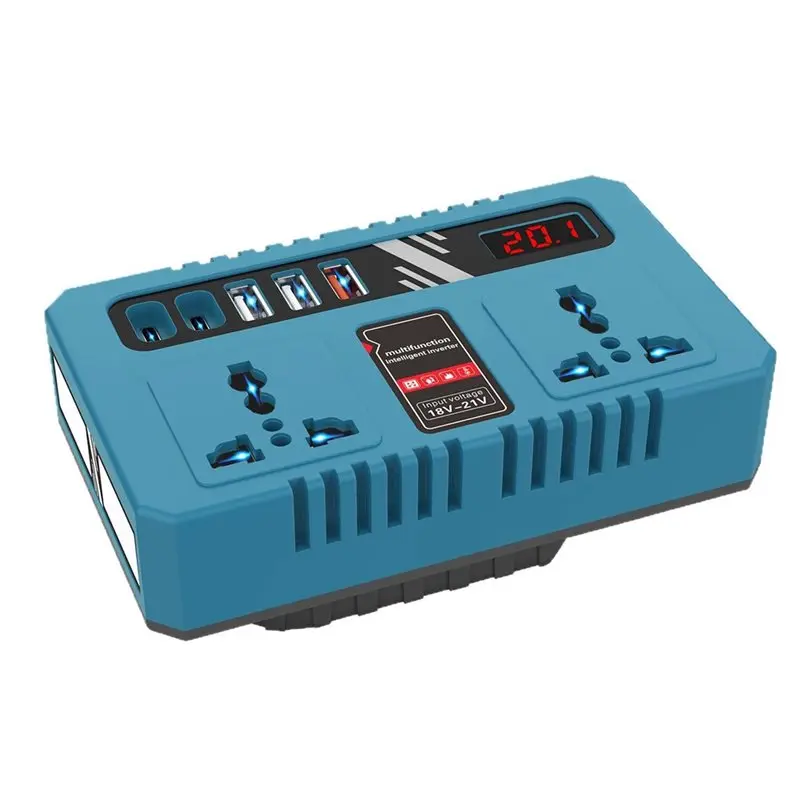 [NEWA08R】 150W Portable Inverter DC 18V To AC 220V For 18V LXT Battery