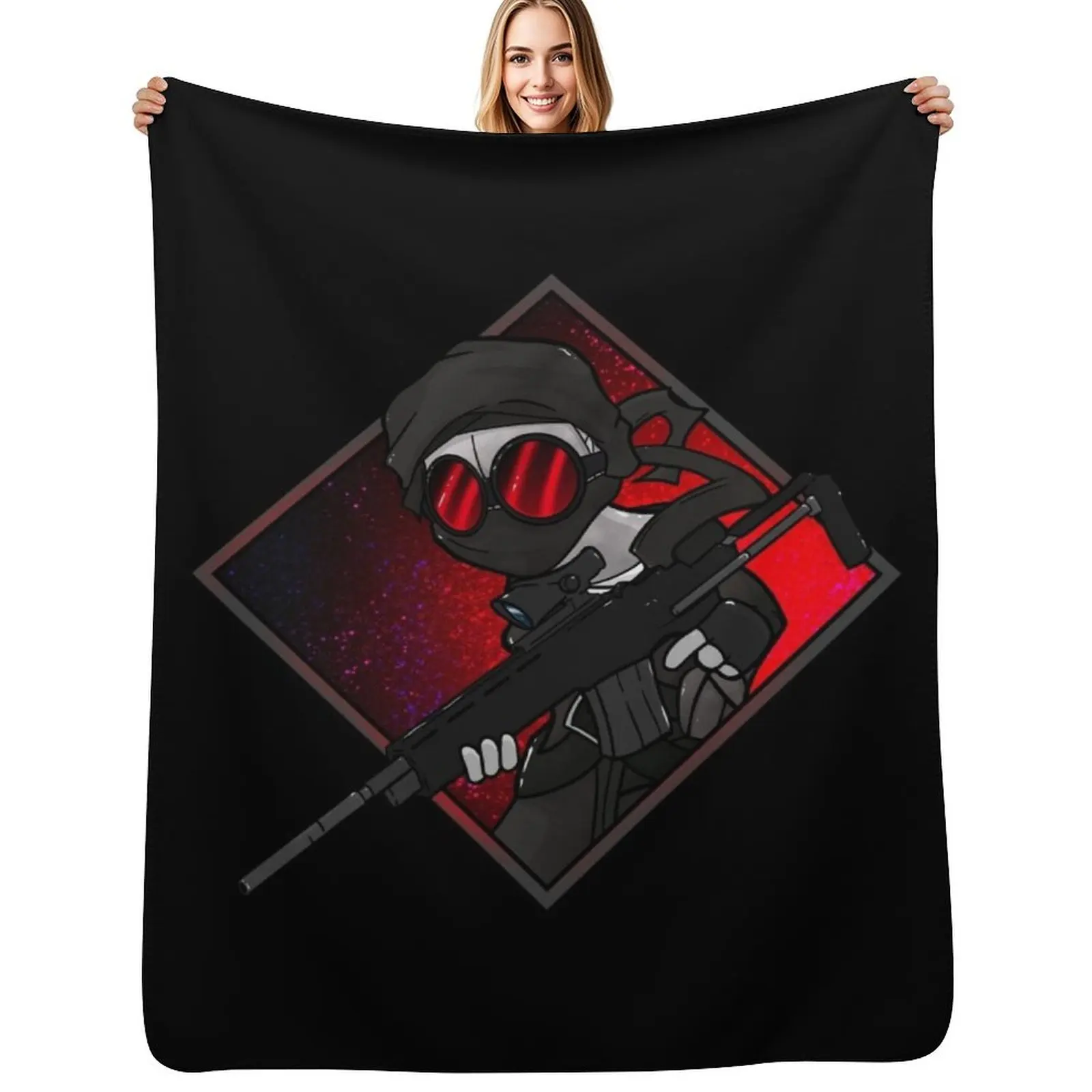 Madness combat Hank j wimbleton art Throw Blanket Stylish Couch Blanket for Home Living Room