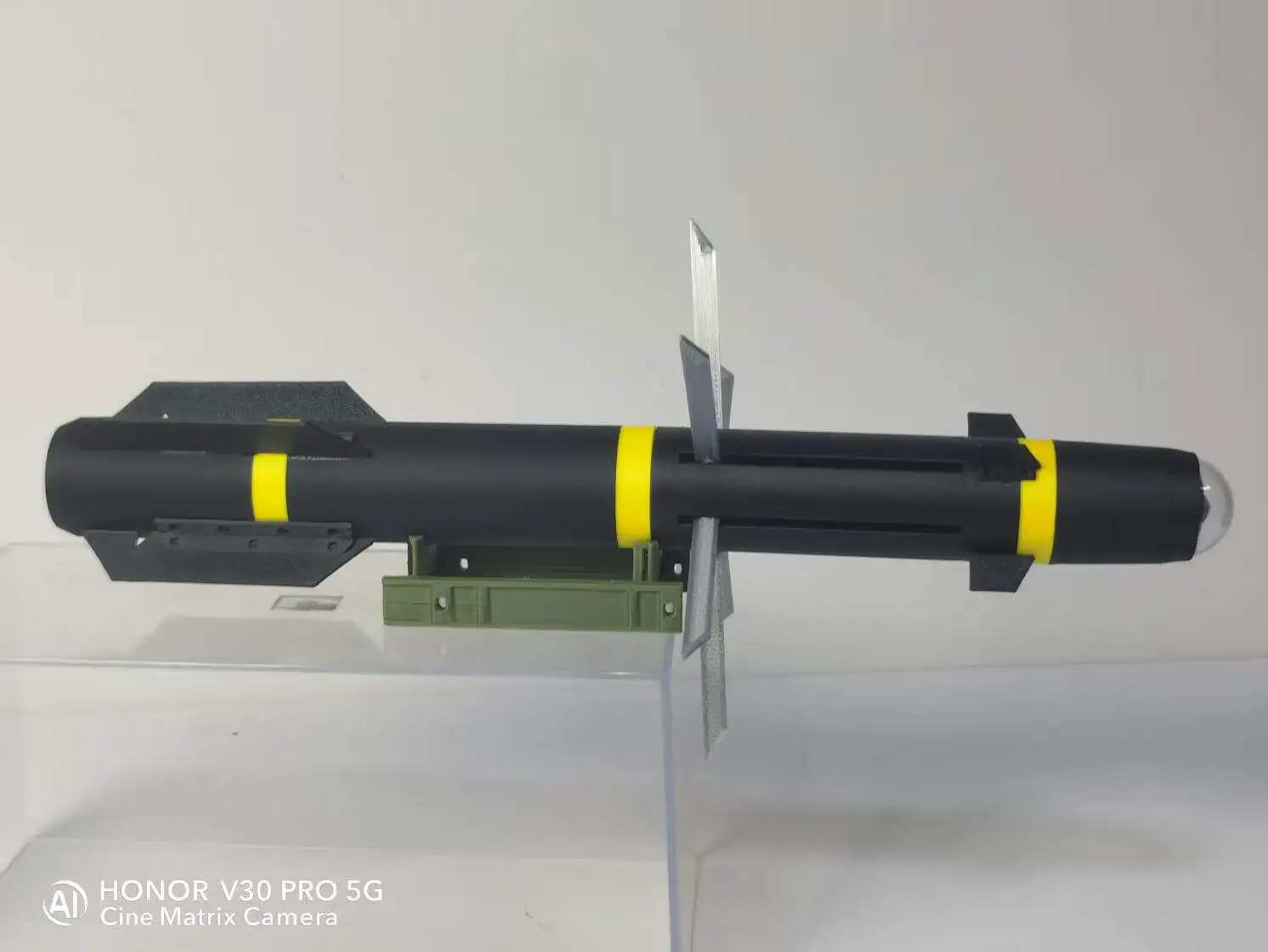 3D Printed AGM-114R9X Hellfire Missile Model Flying Ginsu Ninja Missile Kinetic Blade Military Fan Display Collection