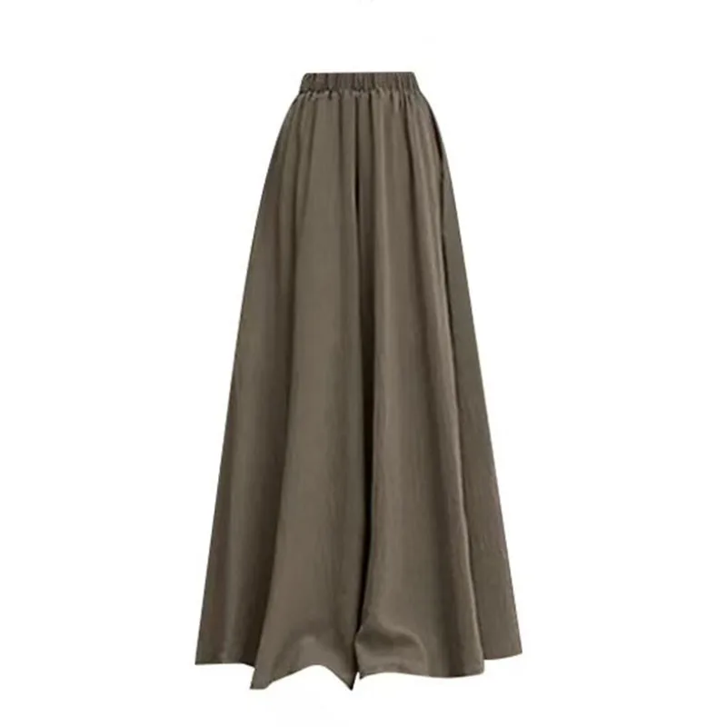 Single Piece/set Female Student Pleated Skirt Solid Color Knitted Sweater High Waist Wide Leg Pants Skirt Two-piece Setshort Set