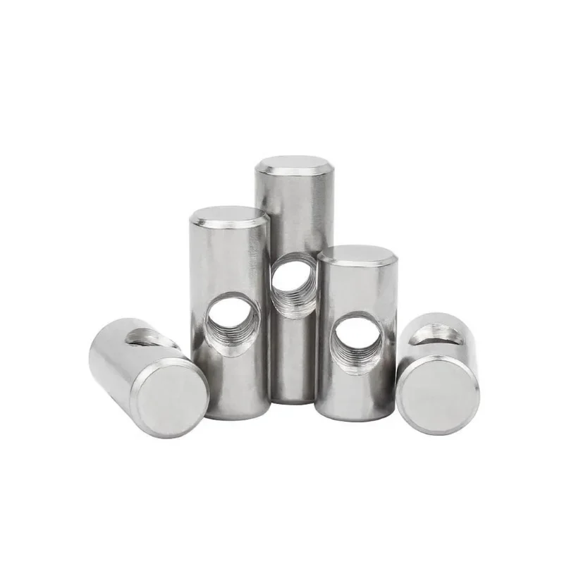 304 스테인리스 스틸 원통형 핀, 수평 구멍 내장 연결 단어, 해머 너트, 이형 해머 너트 나사, M4M5M6
