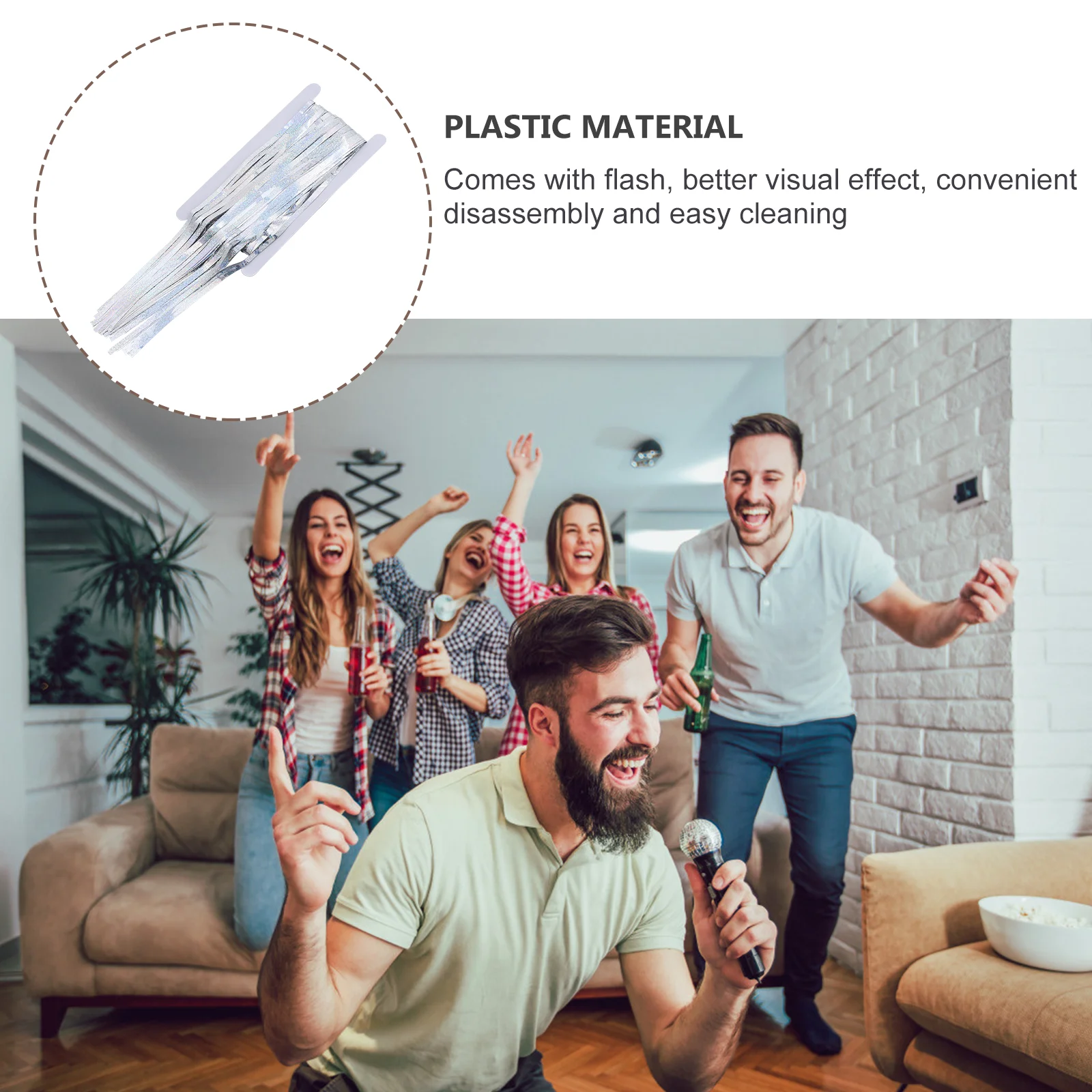 

Rain Tassel Curtain Glossy Fringe For Wedding Party Decor Background Stage Prop Sparkly Festival Door Hanging Photography