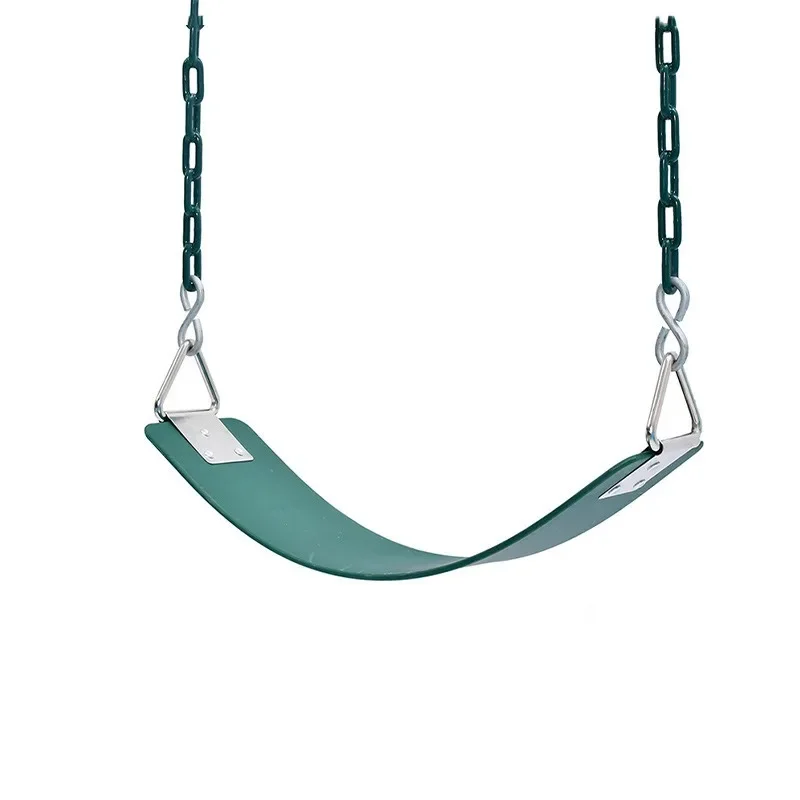 داخلي في الهواء الطلق الفناء الخلفي حديقة مرافق التسلية إيفا لوحة لينة مقعد مسطح سوينغ مع 201 سلسلة لعبة أرجوحة للأطفال يتأرجح