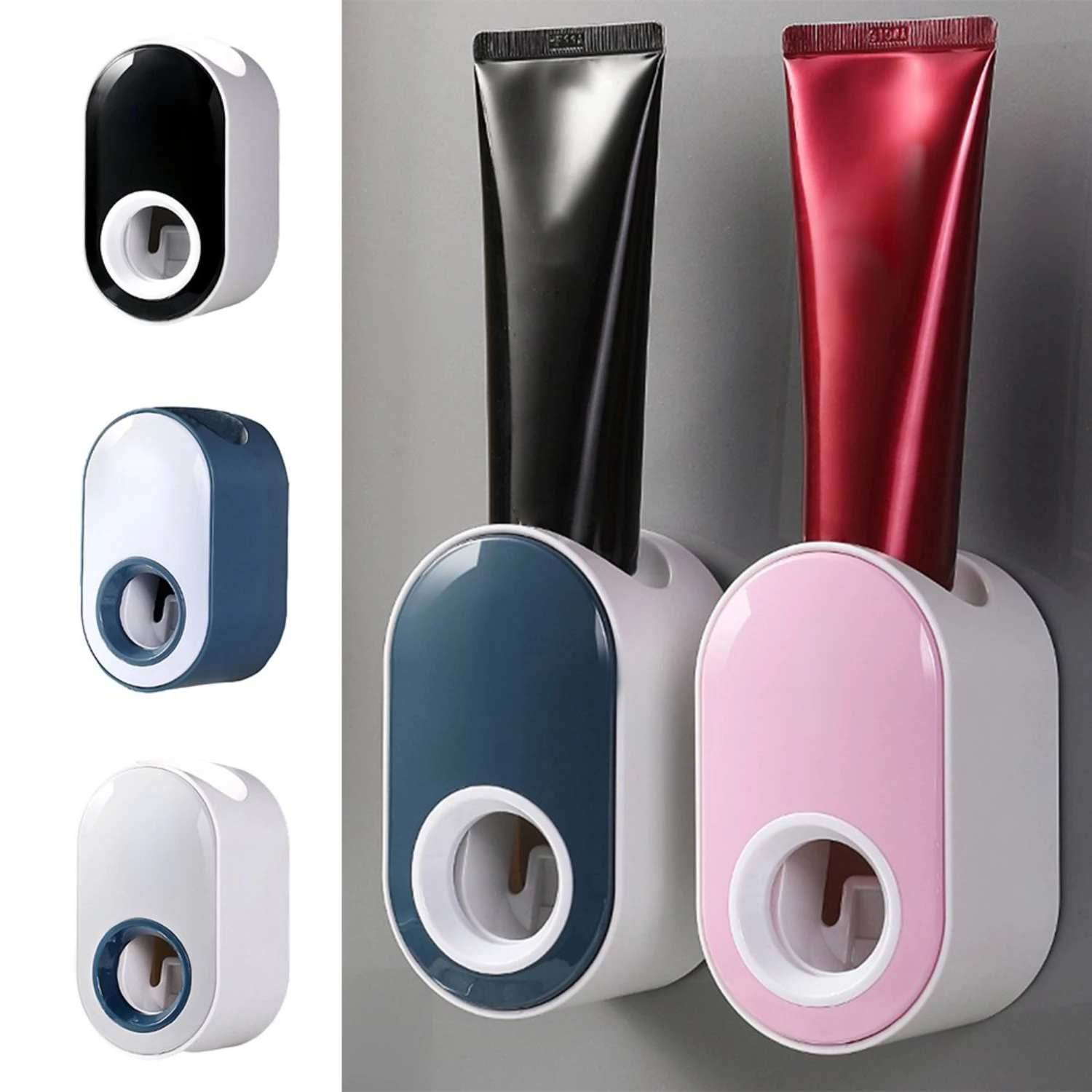 

Automatic Toothpaste Squeezer Toothpaste Dispenser Wall Mount for Bathroom Automatic Toothpaste Squeezer for Kids & Family Showe