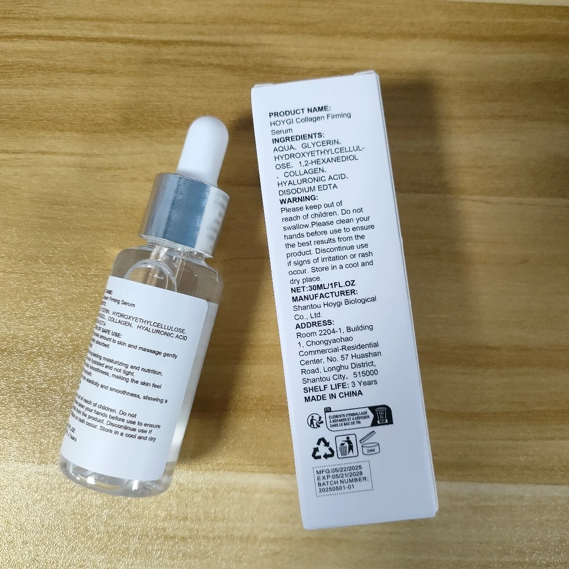 Collagen Firming Serum - Anti-Aging Face Treatment with Deep Hydration - Improves Elasticity & Smoothness - 30ml