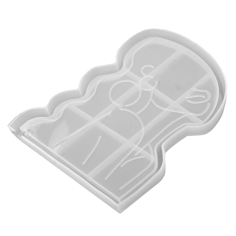 

Silicone Diy Mold Smooth Non-Stick Durable Craft Tool For Jewelry Making Resin Art Epoxy Projects Practical Tray Novel Storage