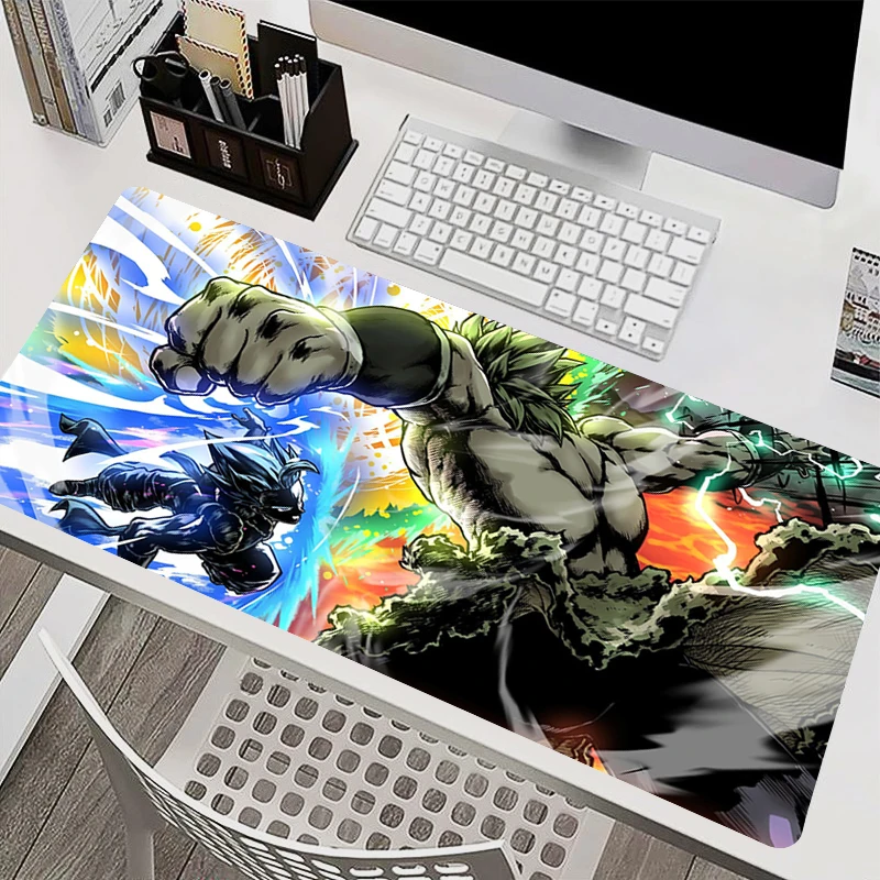 Tapis de souris accessoires PC tapis de clavier tapis de bureau tapis de souris antidérapant Anime caoutchouc Dragon Ball tablette tapis de jeu tapis étendu