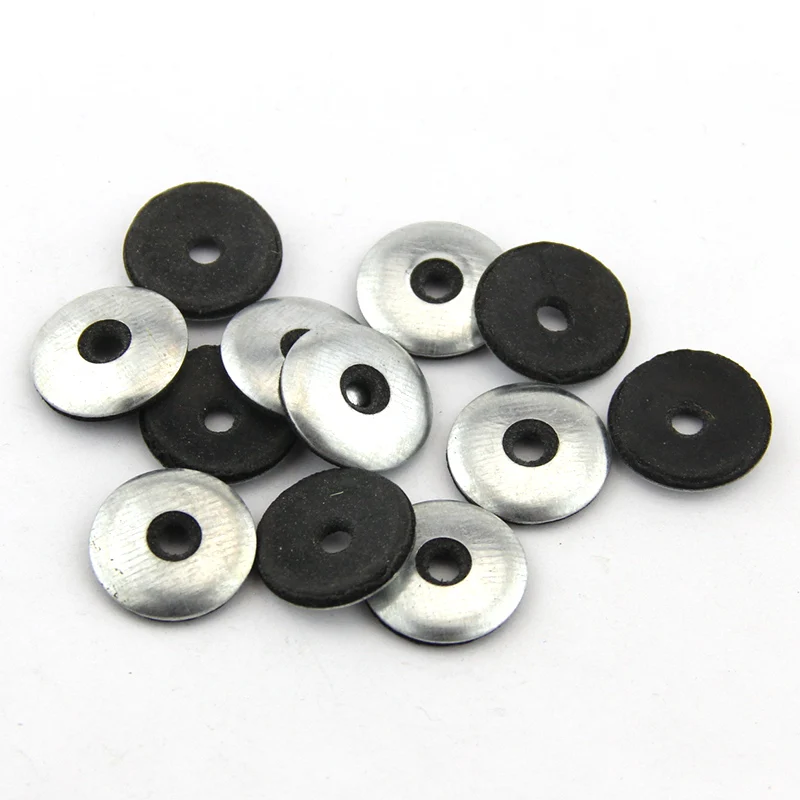 10/20PCS M5.5-M6.3 Galvanizing Carbon Steel Non-slip Gasket Composite Waterproof Gasket