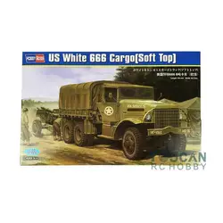 Gifts Hobby Boss 83802 1/35 US White 666 (Soft Top) Cargo Truck Model Static Kit DIY Tank Car TH05933-SMT2